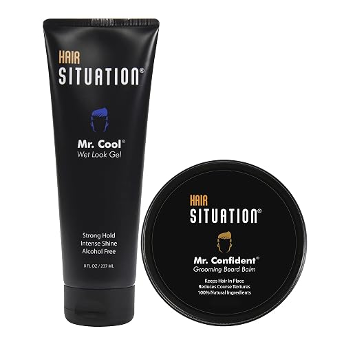 Hair Situation Mr. Cool Wet Look Gel and Mr. Confident Beard Balm