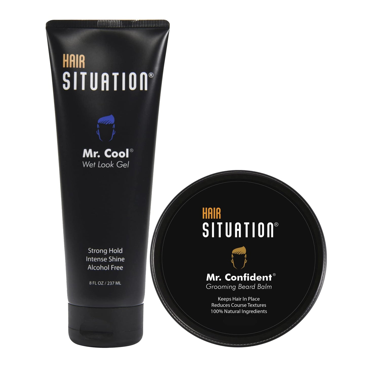 Hair Situation Mr. Cool Wet Look Gel and Mr. Confident Beard Balm