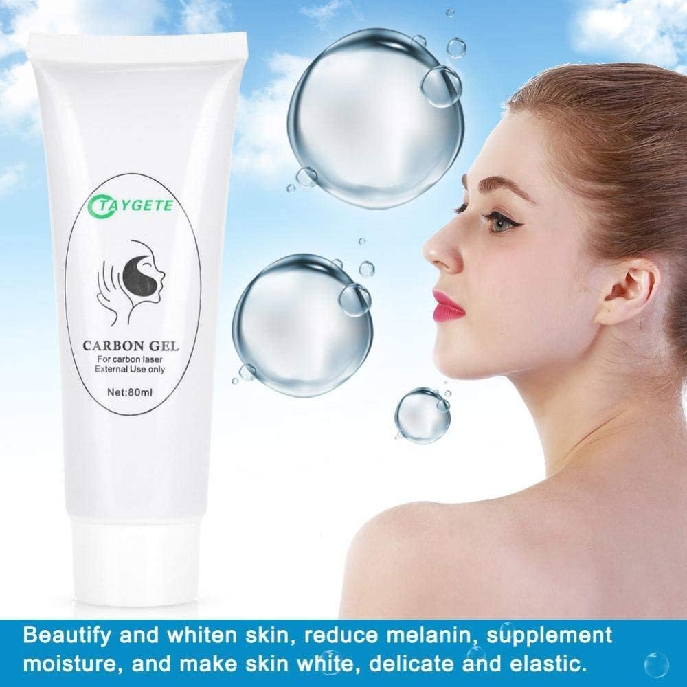 80ML Carbon Peel Cream Gel for Skin Rejuvenation Black Doll,Facial Skin Deep Cleaning with Carbon Gel Nano Activated Carbon for Laser (1pc)