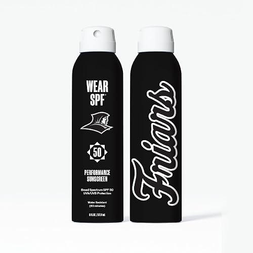 Providence Friars WearSPF 50 Performance Sport Sunscreen Spray, 6 Fl oz.