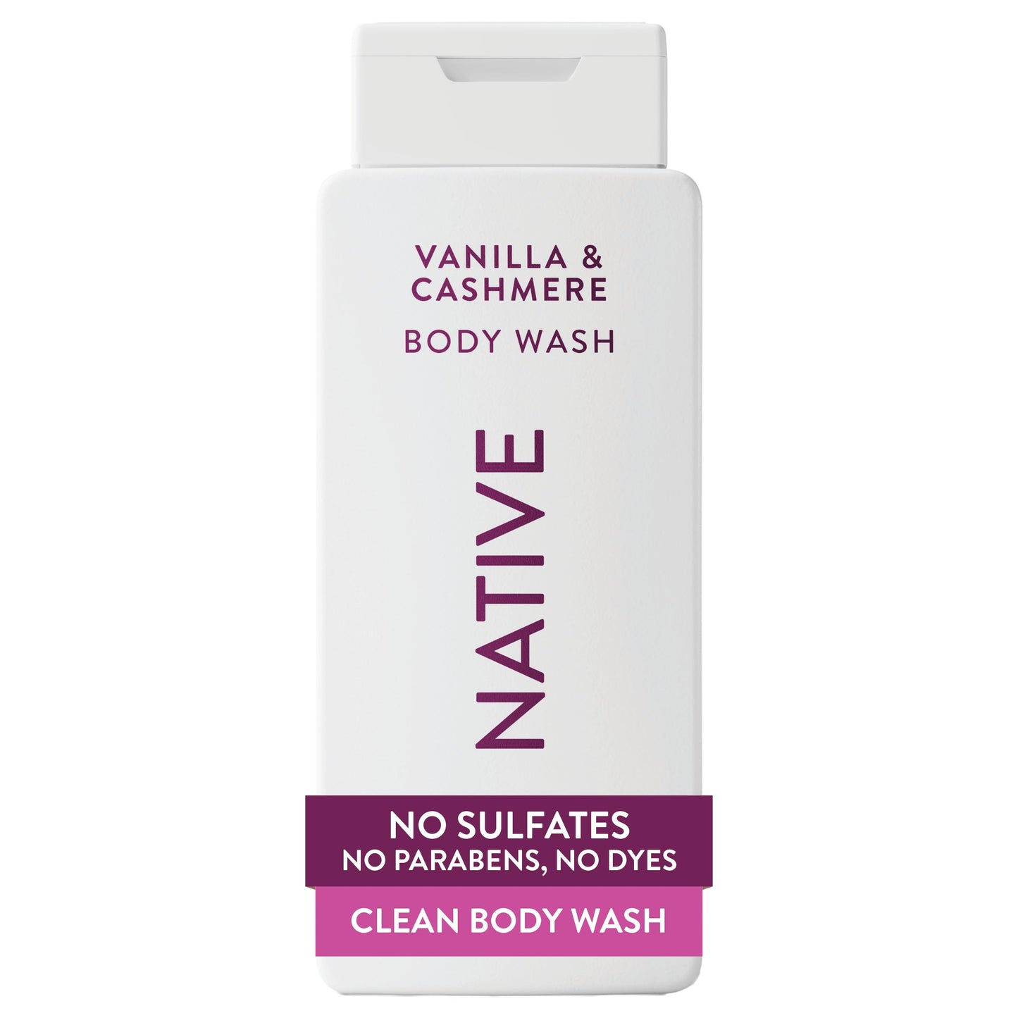 Native Body Wash Contains Naturally Derived Ingredients | For Women & Men, Sulfate, Paraben, & Dye Free Leaving Skin Soft and Hydrated |Vanilla