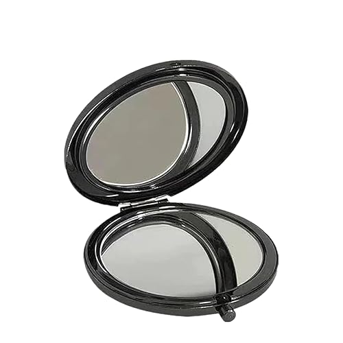 MIHAGUTY Magnifying Compact Mirror for Purses with 2 x 1x Magnification, Folding Mini Pocket Double Sided Travel Makeup Mirror,Perfect for Purse