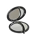 MIHAGUTY Magnifying Compact Mirror for Purses with 2 x 1x Magnification, Folding Mini Pocket Double Sided Travel Makeup Mirror,Perfect for Purse