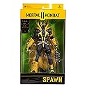 McFarlane Toys 7-inch Mortal Kombat 11 Spawn Figure: Curse of Apocalypse, 22 Moving Parts, Collector's Stand Base - Ages 14+