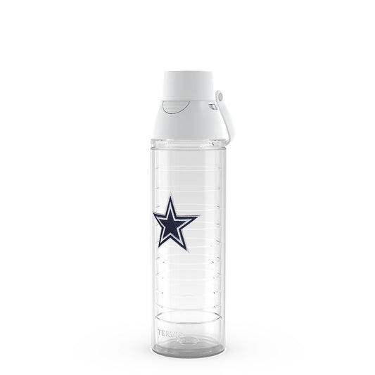 Tervis Venture Lite NFL® Dallas Cowboys - Embroidered Emblem Made in USA Double Walled Insulated Tumbler Travel Cup Keeps Drinks Cold & Hot, 24oz