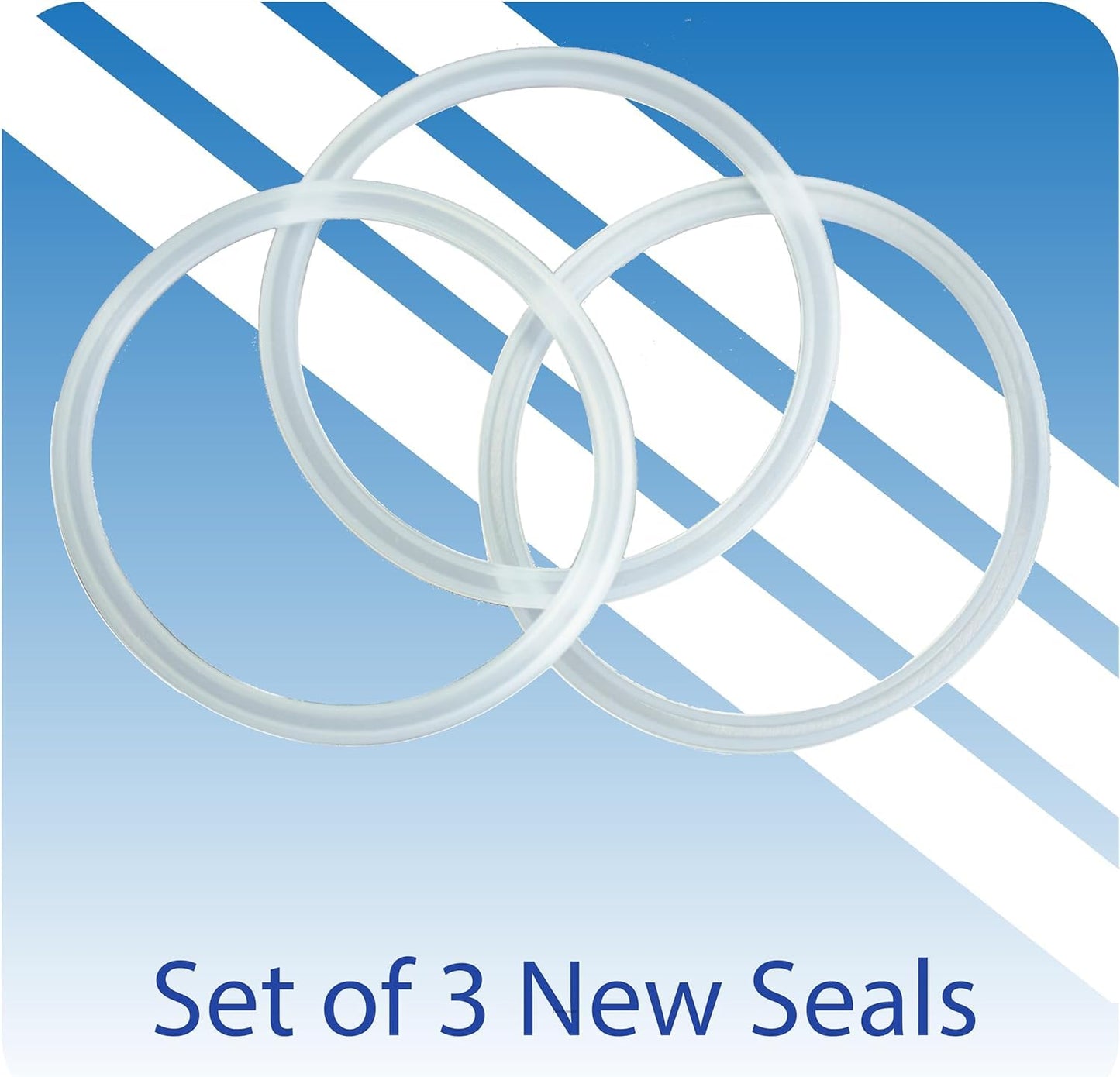 LastyBands 20oz/30oz Replacement Lid Seals for Stanley Quencher H2.0 Tumbler, 3pk