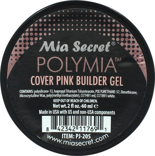 Mia Secret - 2oz POLYMIA Nail Gel Builder - Nails Extension Gel UV Led - Builder gel for Begginers & Professionals (Cover Pink) Beauty & Personal Care Mia Secret