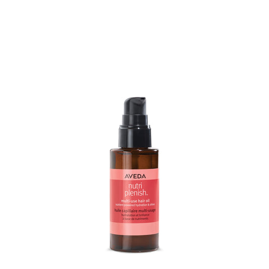 Aveda Nutriplenish Multi-Use Hair Oil | Pre-Shampoo Treatment, Styling, Overnight Oil, Leave-In Treatment | Hydrating Hair Oil | 100% Naturally
