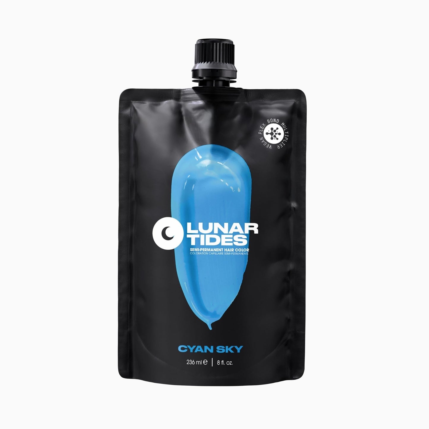Lunar Tides Semi-Permanent Hair Color (43 colors) (Cyan Sky, 8 fl. oz.)