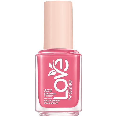 LOVE by essie Nail Polish, 80% Plant-based, Salon-Quality, Vegan, Pink, Spinning In Joy, 0.46 Fl Oz Beauty & Personal Care essie
