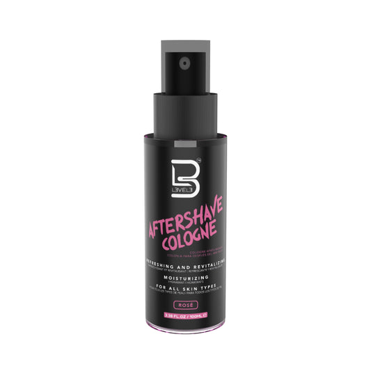 L3 Level 3 After Shave Spray Cologne - Softens Skin - Refreshes and Relieves Face and Skin - Moisturizing Formula Level Three After Shaving (Rose Beauty and Personal Care L3