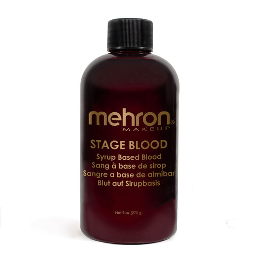 Mehron Makeup Stage Blood | Realistic For Halloween | Washable Fake Blood for Special FX, Stage & Screen, Halloween, & Cosplay (9 oz) (Dark Venous) |