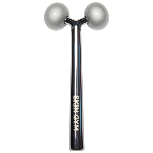 SKIN GYM Face Sculptor Beauty Roller, Stainless Steel Facial Massager for Lifting, Toning, and Sculpting