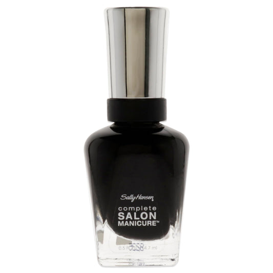 Sally Hansen Complete Salon Manicure Nail Polish | Multi-Benefit Nail Color | Strengthening Keratin Formula | 403 Hooked On Onyx