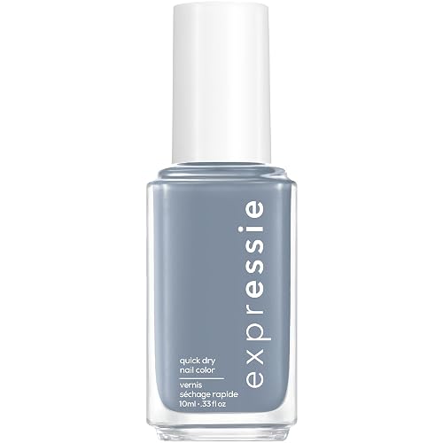 essie expressie Quick-Dry Vegan Nail Polish, Air Dry, Slate Blue, 0.33 Ounce Beauty & Personal Care essie