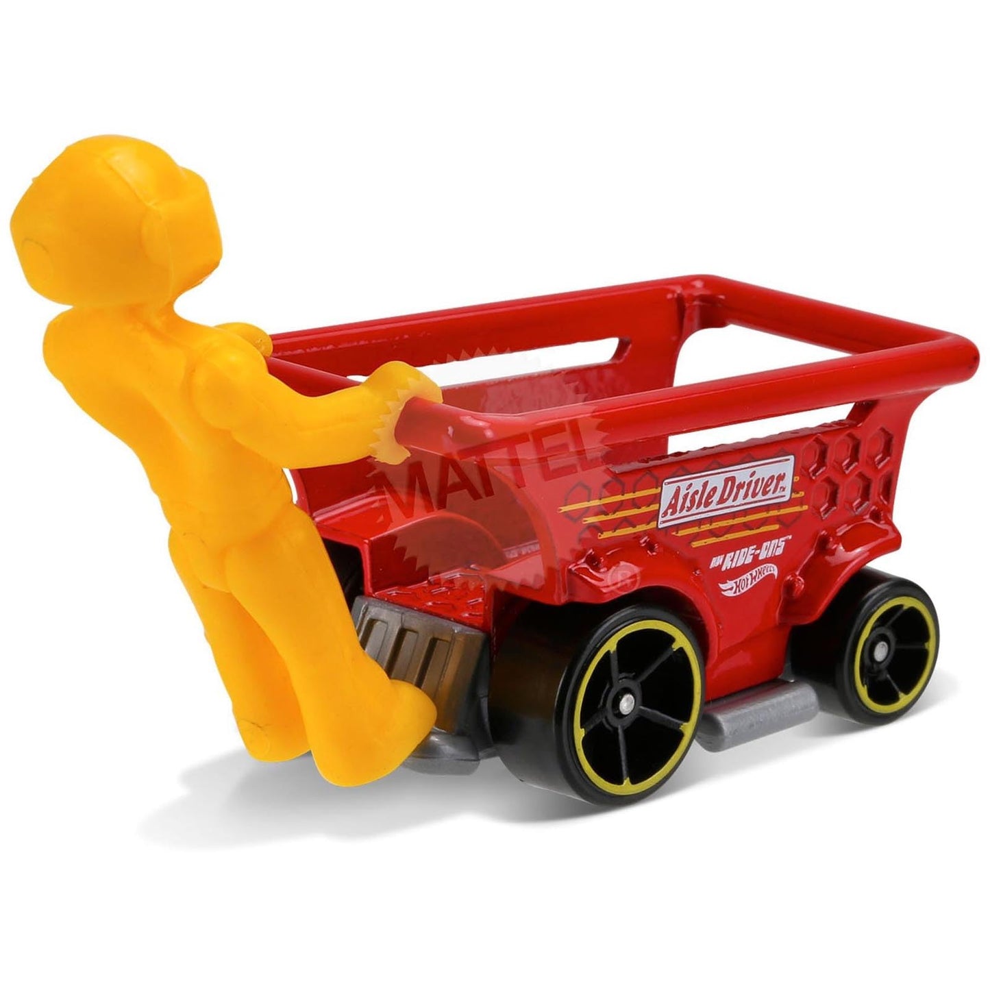 Hot Wheels 2017 HW Ride-Ons Aisle Driver (Shopping Cart Car) 139/365, Red