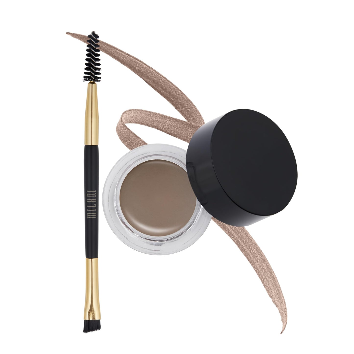 Milani Stay Put Brow Color - Medium Brown (0.09 Ounce) Vegan, Cruelty-Free Eyebrow Color that Fills and Shapes Brows Beauty and Personal Care Milani