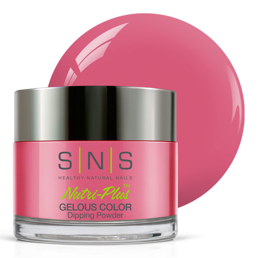 SNS Nail Dip Powder, Gelous Color Dipping Powder - What A Tulle! (Pink/Magenta Cream) - Long-Lasting Acrylic Nail Color & Polish Lasts 14 Days Beauty & Personal Care SNS Healthy Natural Nails