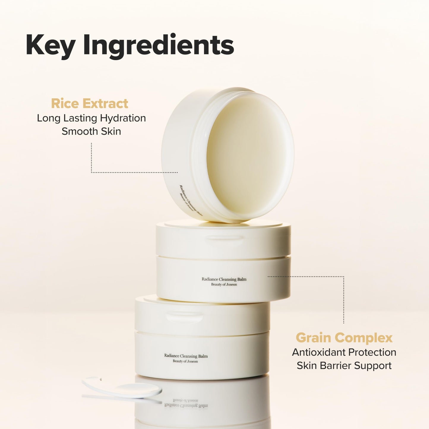 Beauty of Joseon Radiance Cleansing Balm Makeup, Sunscreen, Pore Cleanser for Sensitive Acne Skin. Korean Skincare for Men and Women 100ml, 3.38 fl.oz Beauty and Personal Care Beauty of Joseon