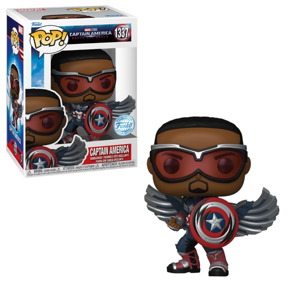 Funko Captain America 4 - Captain America (Sam Wilson) Retro Comic Deco Pop! RS