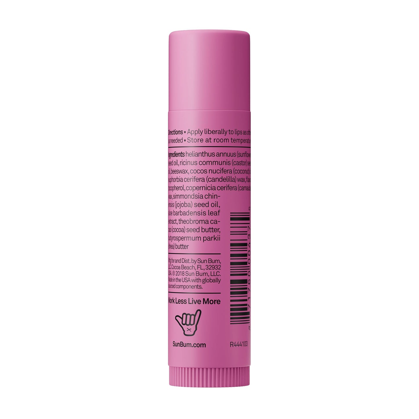Sun Bum Cocobalm Groove Cherry - Hydrating Lip Balm With Coconut Oil and Aloe Vera - 0.15 oz Stick
