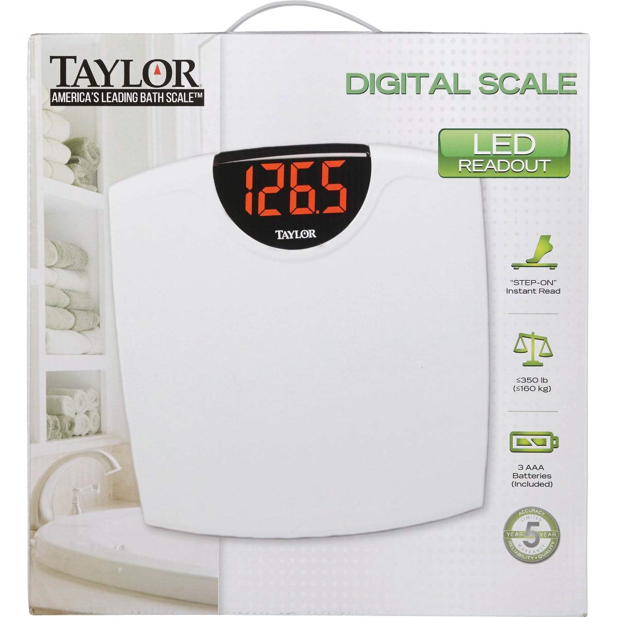 Electronic Scale in White
