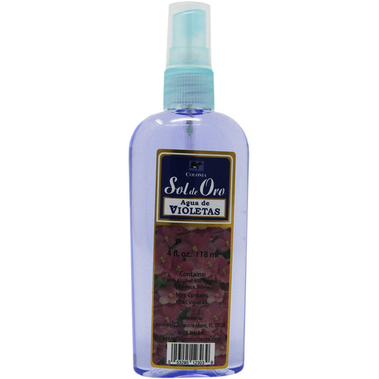 Sol de Oro Agua de Violetas 4 OZ