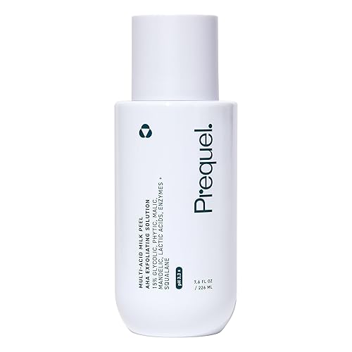 Prequel Skin Multi-Acid Milk Peel, Professional Exfoliating Solution. 15% Glycolic Acid Face Peel with Lactic Acid and Enzymes. Hydrating Chemical