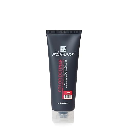 L Lorenzo Color Definer Cellophane 8.11fl.oz/240ml | Peroxide & Ammonia Free | Glossy hair Brilliant color without Damaged Hair | Stain Remover Inside