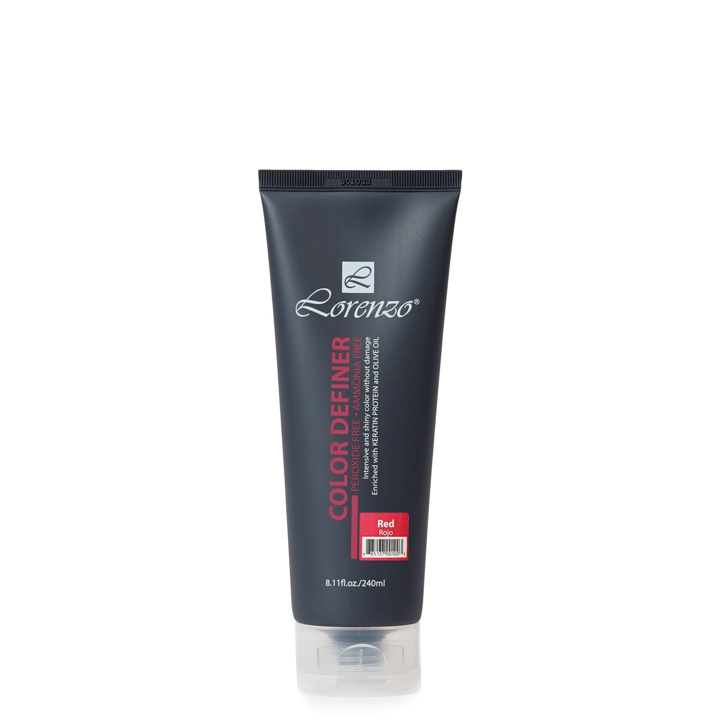 L Lorenzo Color Definer Cellophane 8.11fl.oz/240ml | Peroxide & Ammonia Free | Glossy hair Brilliant color without Damaged Hair | Stain Remover Inside