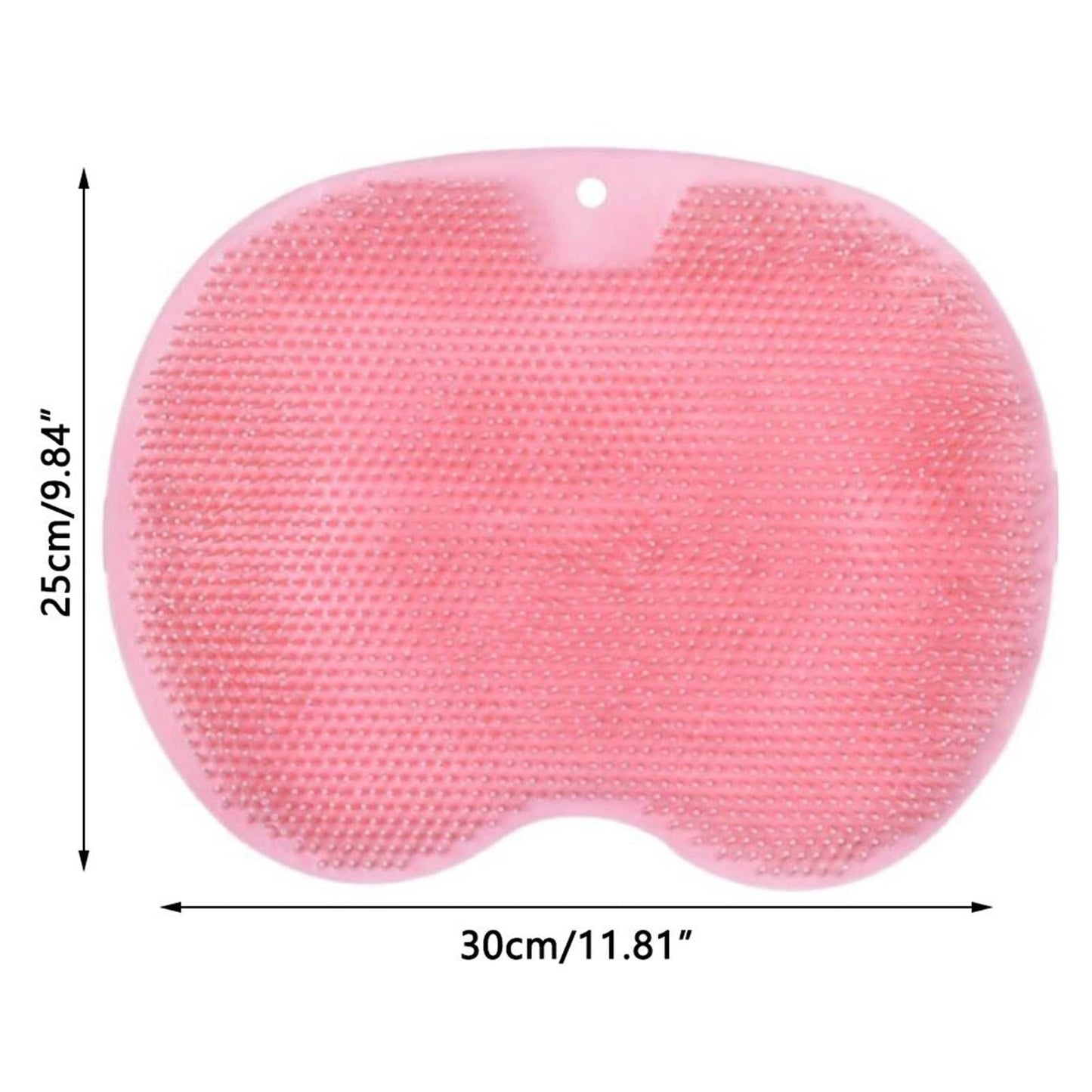 MENGKK Bath Loofahs Foot Scrubber Wash Brush Bath Pad Rub Back Sucker Bathroom Non-Slip Massage Shower Cleaning Tool(Brown) Beauty and Personal Care MENGKK