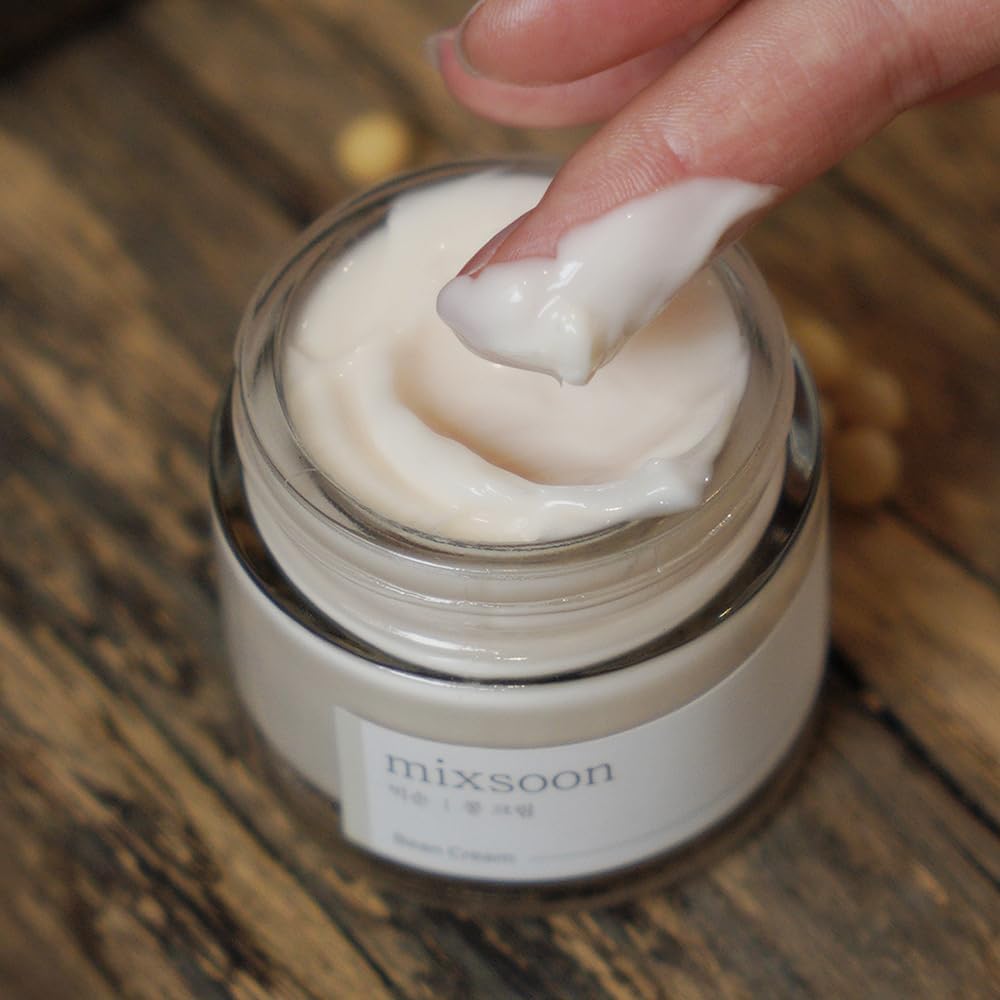 mixsoon Bean Cream-Deep Moisturizer Face Cream, Hydrating and Smoothing for Face, Fermented Soybean Extract, Lightweight Non-Sticky Finish 50ml / 1.69 Beauty and Personal Care mixsoon