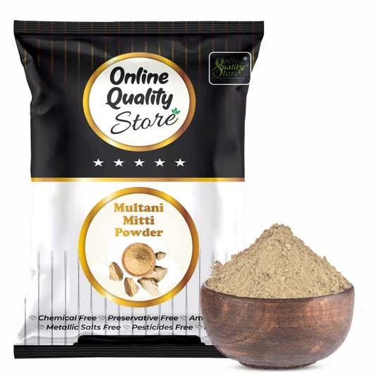 Online Quality Store 100% Herbal Multani Mitti_100g - Multani Mud Mitti | Indian Healing Clay | Bentonite Clay | Face Pack Pure & Natural Powder