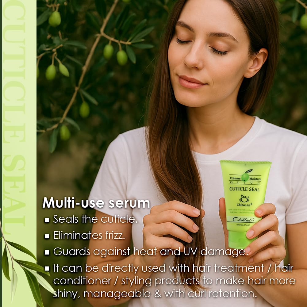 Chihtsai Volume Moisture Olive Cuticle Seal 3.4oz/100ml