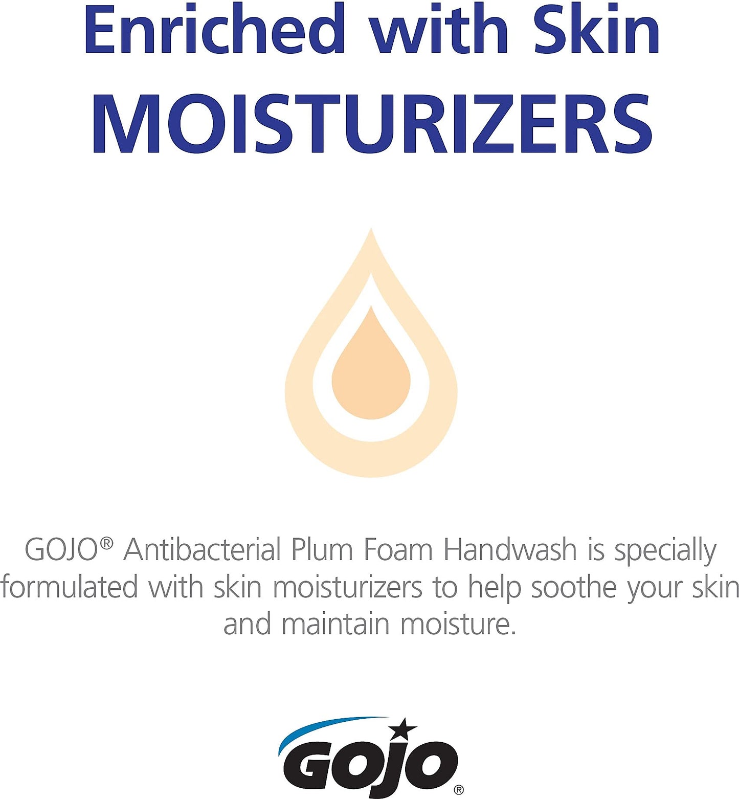 GOJO 8712-04 Antibacterial Foam Handwash, Plum, 700 mL