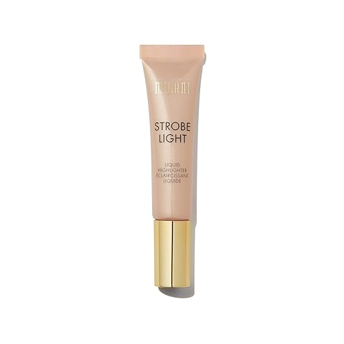 Milani Strobe Light Liquid Highlighter - Day Glow (0.42 Fl. Oz.) Cruelty-Free Face Highlighter - Shape, Contour & Highlight Face with Liquid Shimmer
