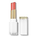 REVLON Super Lustrous Glass Shine Balm, Hydrating Tinted Lip Balm with Hyaluronic Acid, Aloe & Rose Quartz, Light-Medium Coral Lipstick, NEW Shade