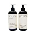 Loved01 Hand Soap and Lotion Set, Oprah's Favorite Things, Cleansing & Moisturizing Bundle (15 Oz Lavender Scented Hand Wash & 15 Oz Unscented Body