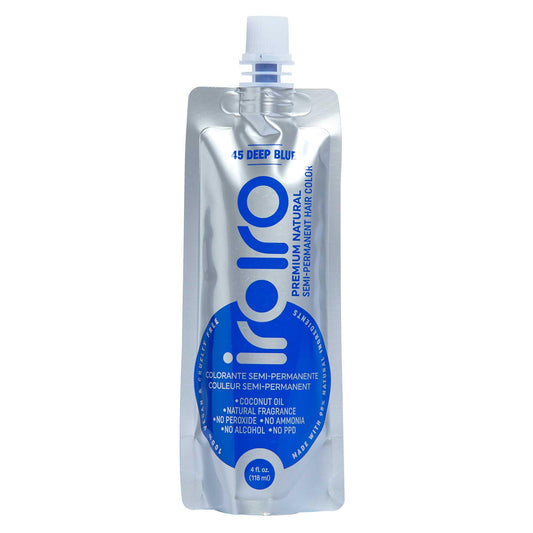 IROIRO Premium Natural Semi-Permanent Hair Color 45 Deep Blue (4oz) Beauty & Personal Care iroiro