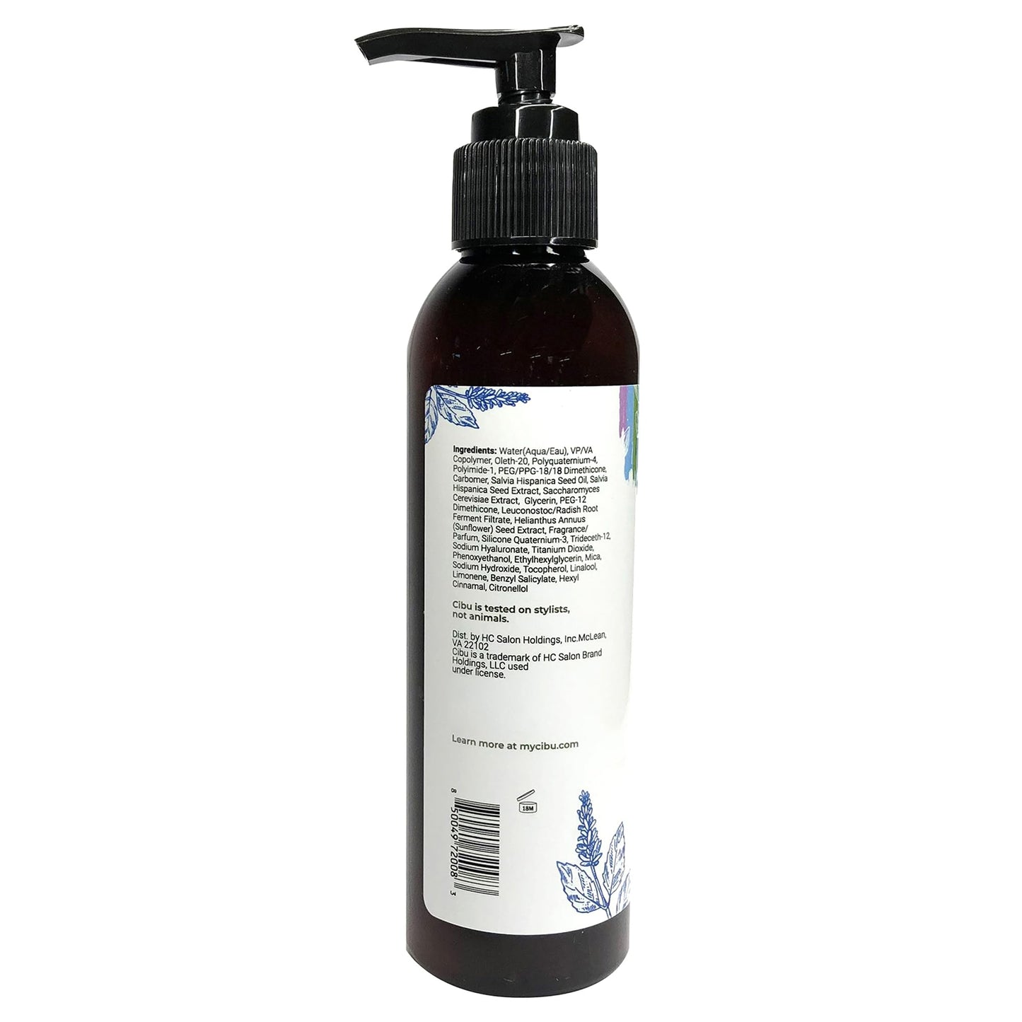 CIBU Dual Phase Blowout Gel - Blow Out Gel for Hydration and Protection Against Heat Damage - For Smooth & Shiny Look with Sunflower Seed Extract