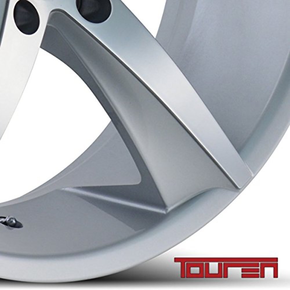 TR72 20x10, Bolt Pattern: 5x120/, Offset: 40, GLOSS SILVER/MACHINED FACE, set of 1