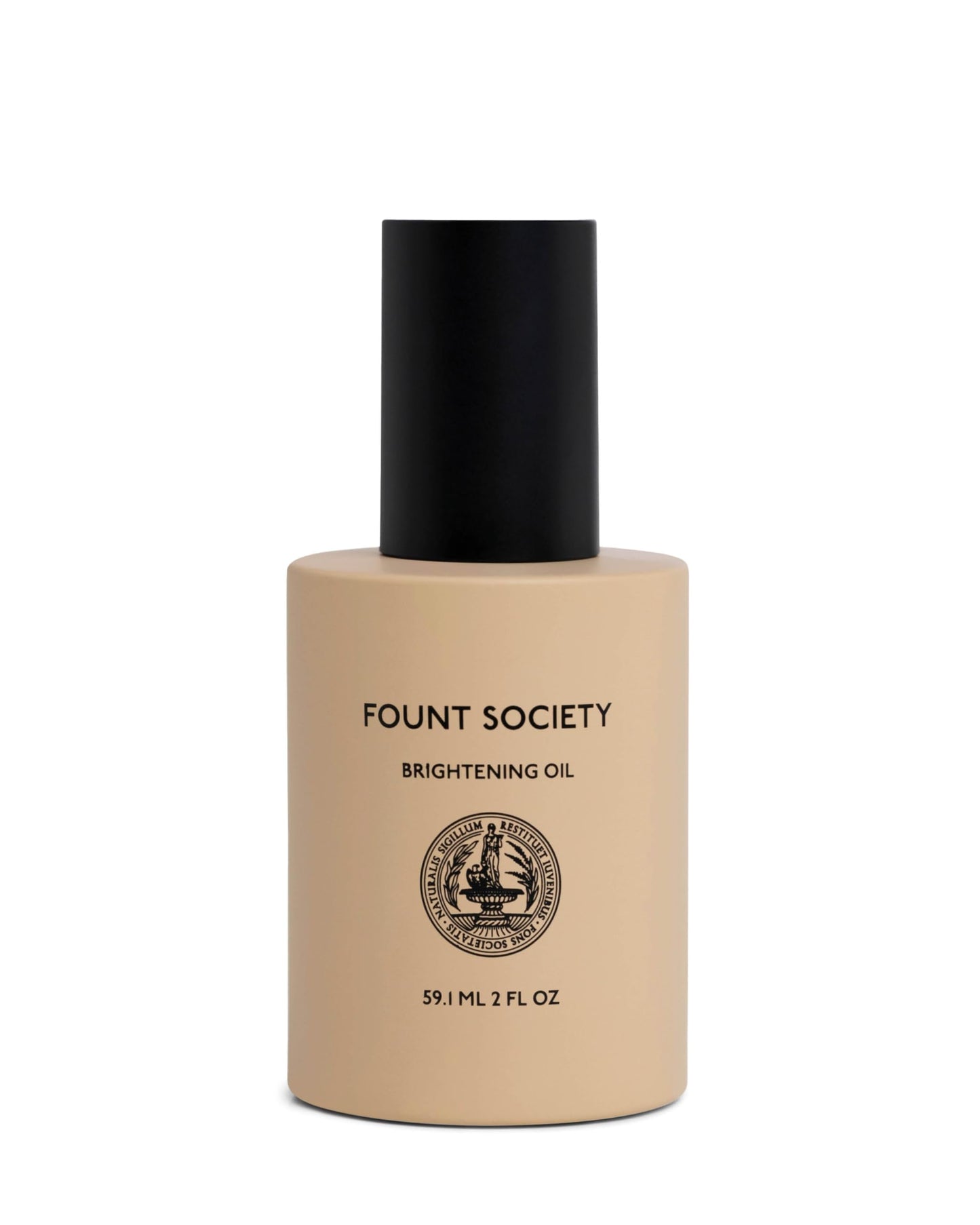 Fount Society Brightening Vitamin C Oil - 2 fl oz Lightweight Facial Oil for Radiant Skin - Lightweight, Fast Absorbing, Non-Greasy Formula - Vegan