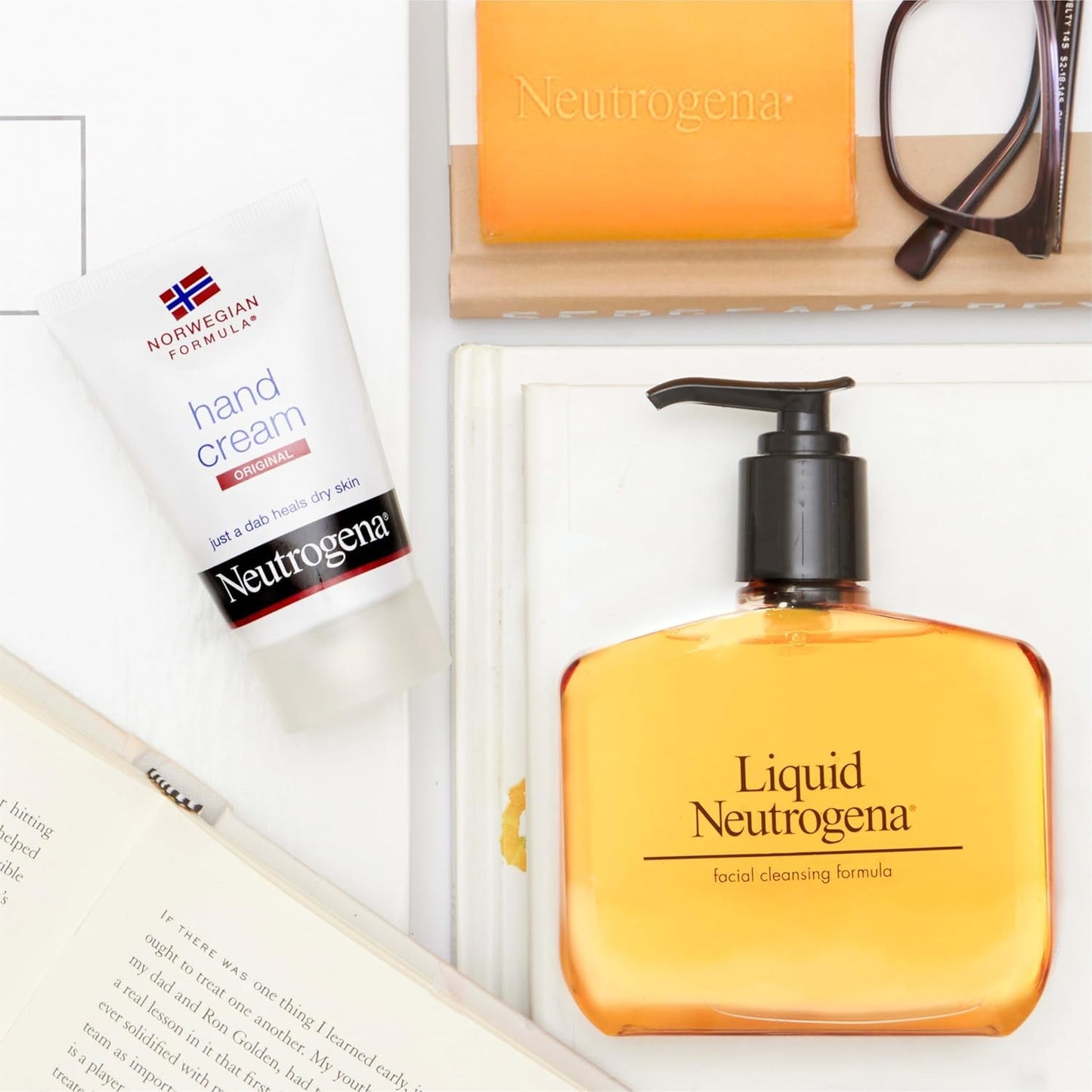 Neutrogena Liquid Fragrance-Free Gentle Facial Cleanser, Hypoallergenic Daily Face Wash with Glycerin, Oil-Free & Mild Formula for Sensitive Skin, 8