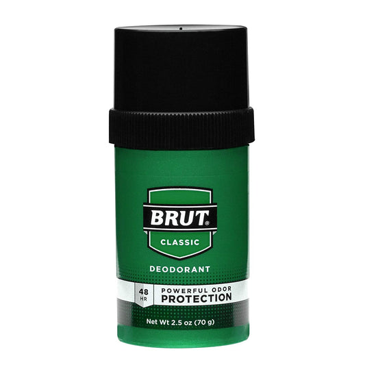 Brut Stick Rnd Deod Solid Size 2.5oz Brut 24-Hour Original Fragrance Round Stick Deodorant Beauty and Personal Care Brut