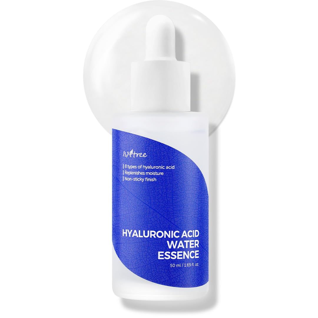 ISNTREE Hyaluronic Acid Water Essence 50ml 1.69 fl.oz | Water Serum | Replenishes moisture | Non-sticky ?nish