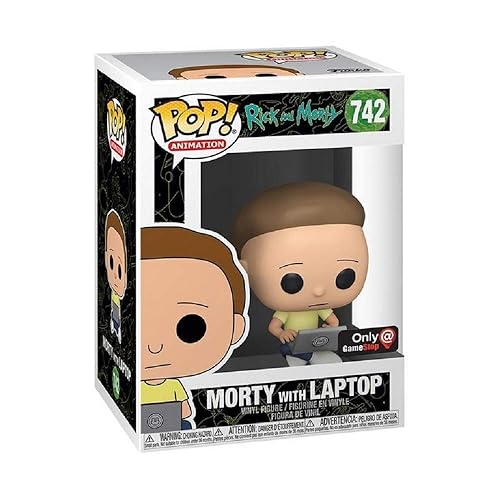 Funko Pop Rick and Morty with Laptop Vinyl Figure Toy Exclusive