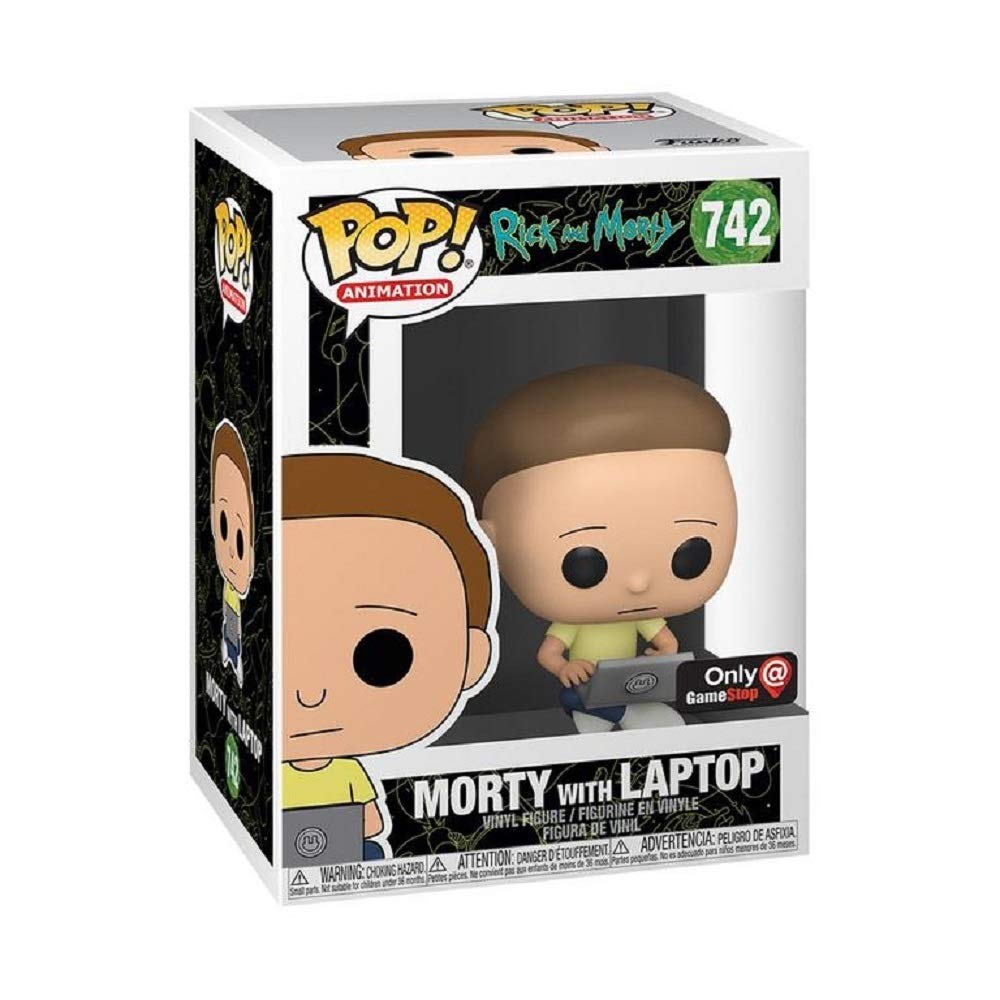 Funko Pop Rick and Morty with Laptop Vinyl Figure Toy Exclusive
