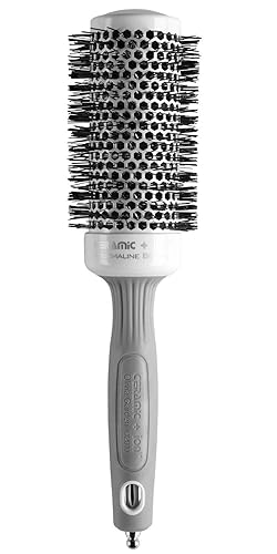 Olivia Garden Ceramic + Ion Round Thermal Hair Brush - Not Electrical - Professional Blowout Brush for Normal to Thick Hair - 1.75"-Diameter Barrel