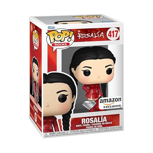 Funko Pop! Rocks: Rosalia (Bizcochito) - Diamond Glitter - Amazon Exclusive - Collectable Vinyl Figure - Gift Idea - Official Merchandise - Toys…
