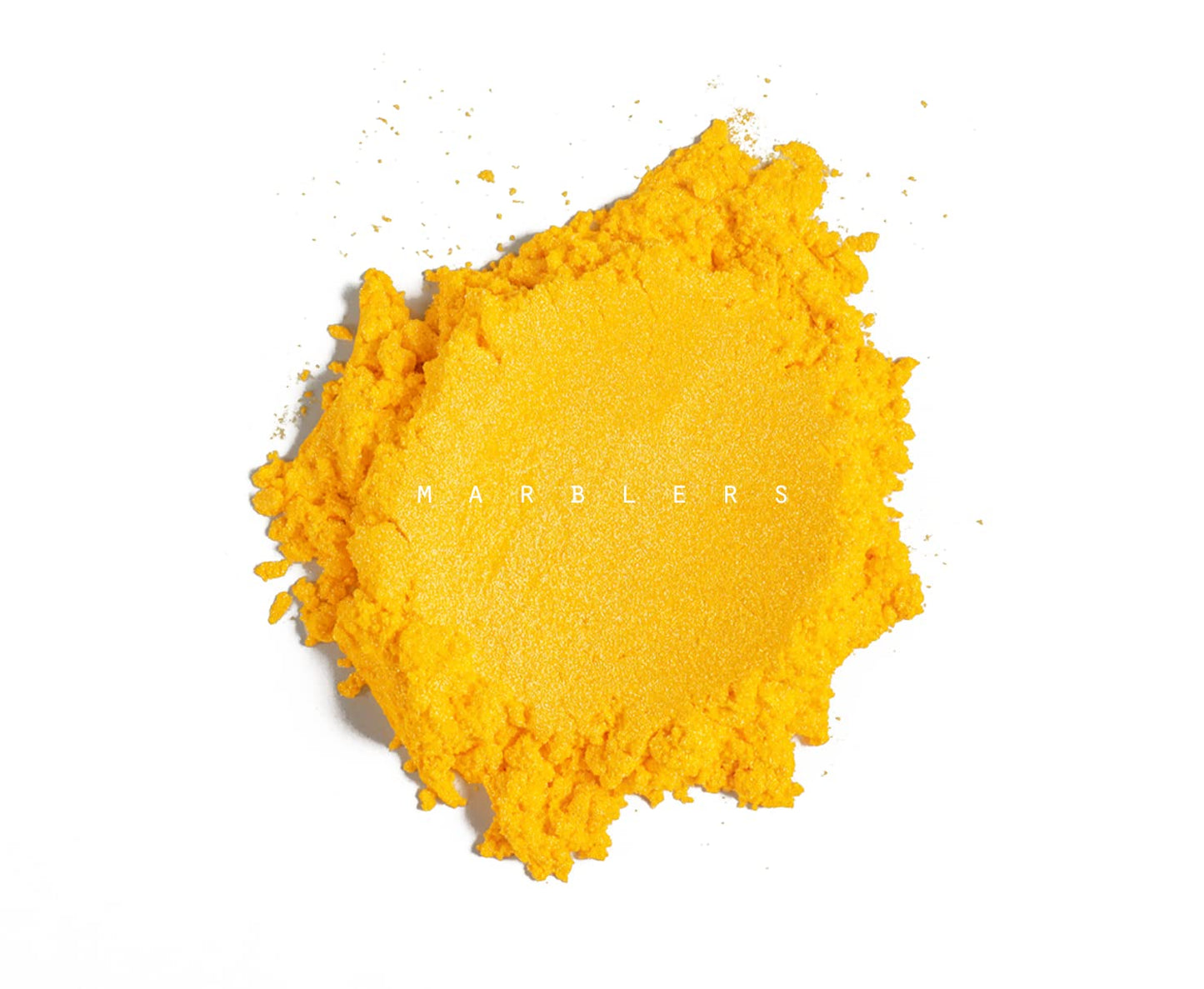 MARBLERS Fine Synthetic Mica Powder [Daisy Yellow] 0.11oz (3g) | Highly Pigmented | Non-Toxic, Vegan, Cruelty-Free | Lip Gloss, Lipstick, Bath Bomb